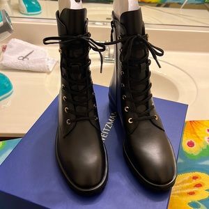 NWTs Stuart Weitzman Laine Combat Boots